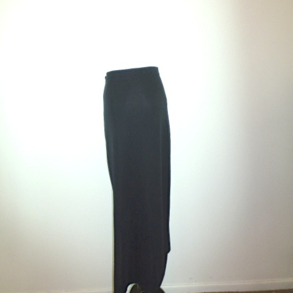 NEW MISOOK BLACK KNIT LONG MAXI STRAIGHT SKIRT XSP